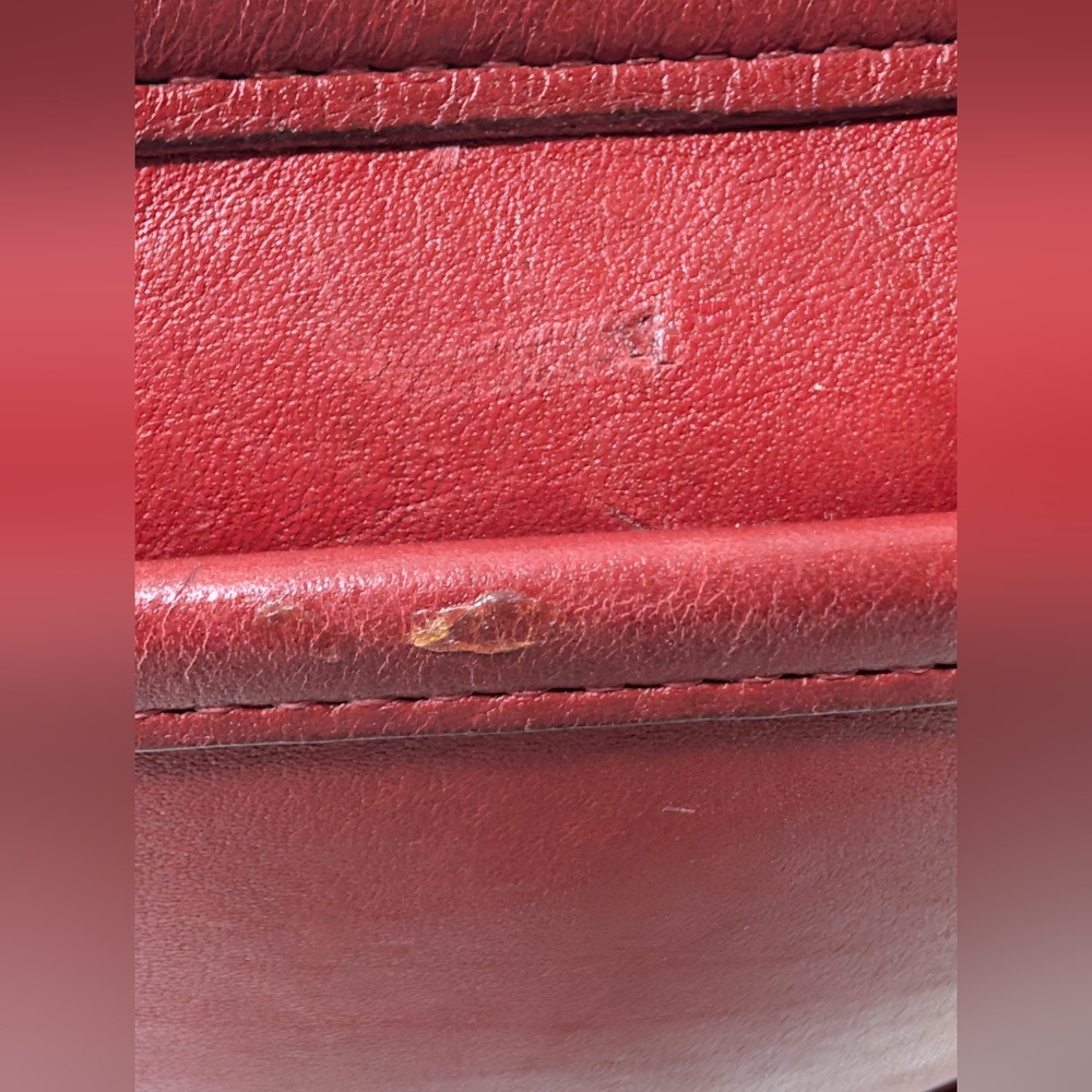 Vintage Coach Hadley Red Crossbody Bag 9935 - Picture 4 of 16